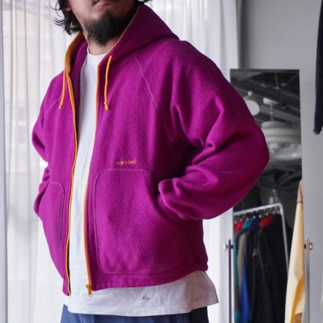 old mont-bell fleece hoodie