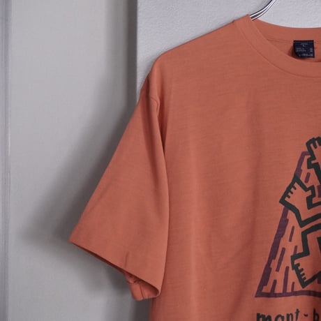 old mont-bell print Tee
