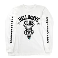「HELL AGAVE CLUB」 Tshirt long sleeve WHITE 限定【受注生産】