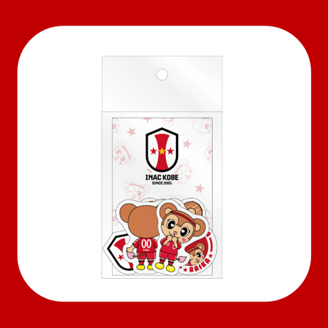 らいかちゃんフレークシール