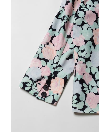 Tailored jacket / black floral