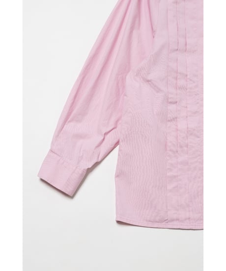Pleated shirts / pink