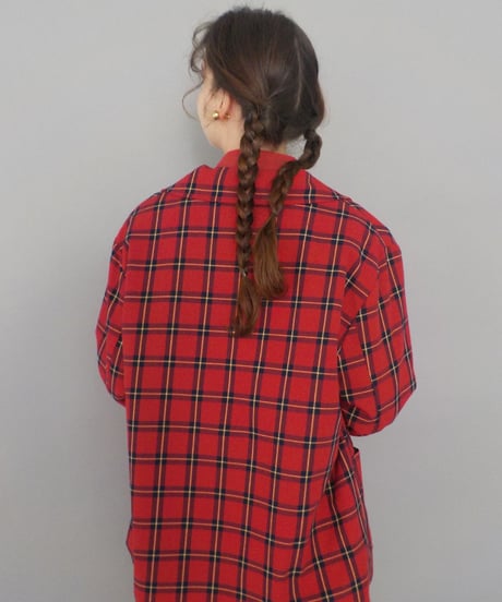 Tailored jacket / red check