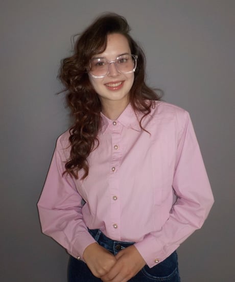 Pleated shirts / pink