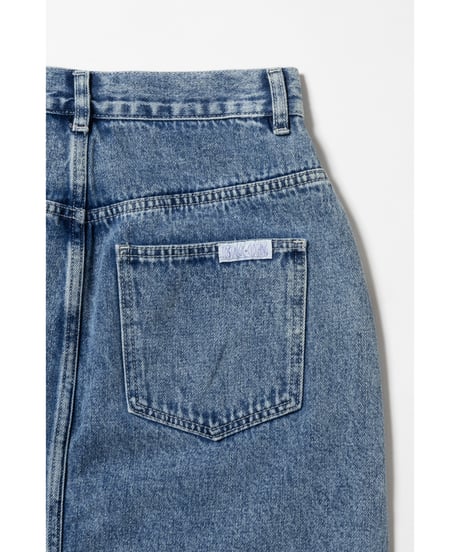Tostalgic denim skirt / acid wash
