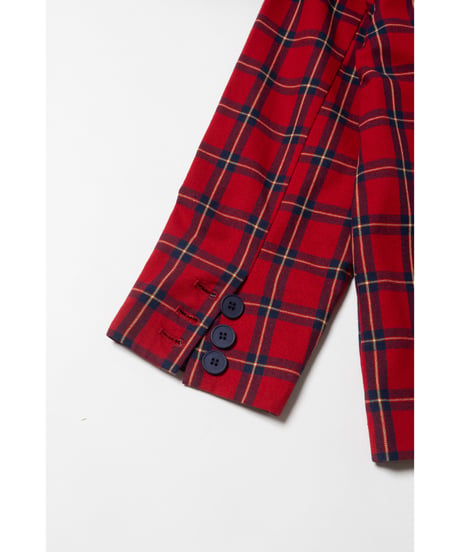 Tailored jacket / red check