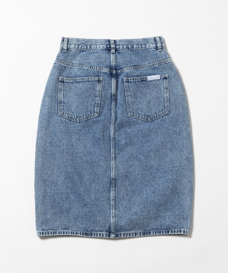Tostalgic denim skirt / acid wash