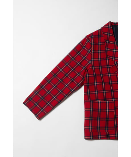 Tailored jacket / red check