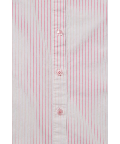 Pleated shirts / pink stripe
