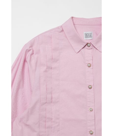 Pleated shirts / pink