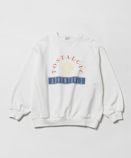 Tostalgic adventures sweatshirts / white