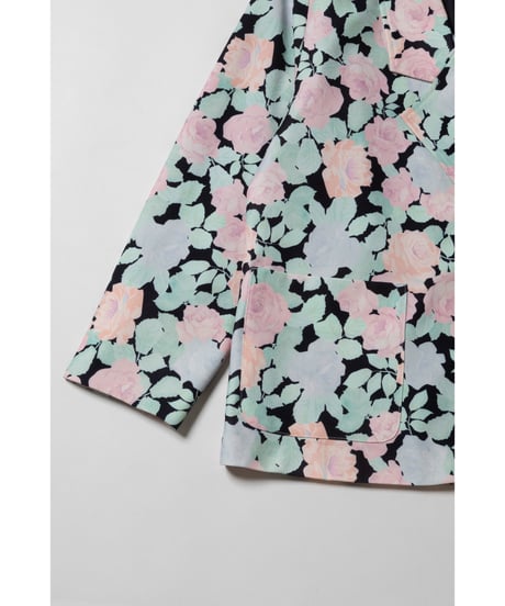 Tailored jacket / black floral