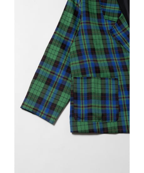 Tailored jacket / green check