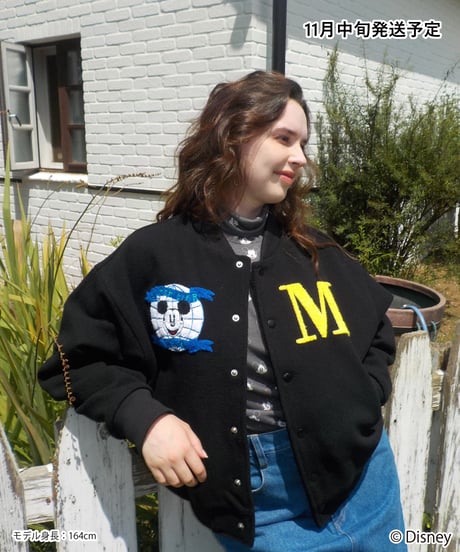 Mickey Mouse stadium jacket / black
