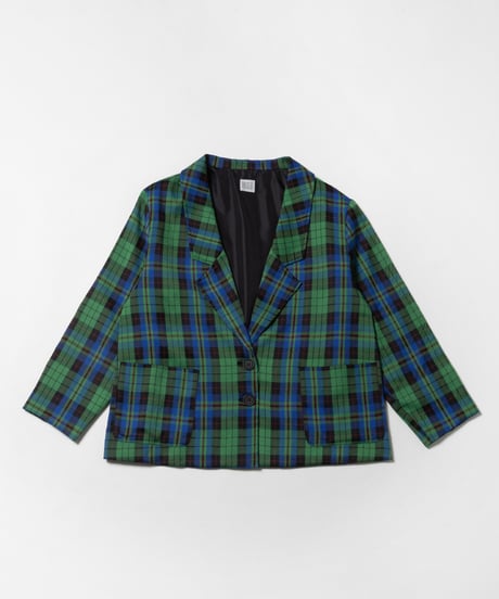 Tailored jacket / green check