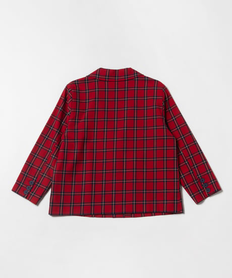 Tailored jacket / red check