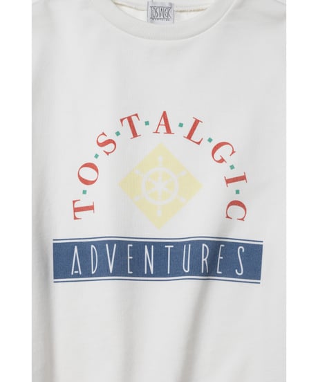 Tostalgic adventures sweatshirts / white