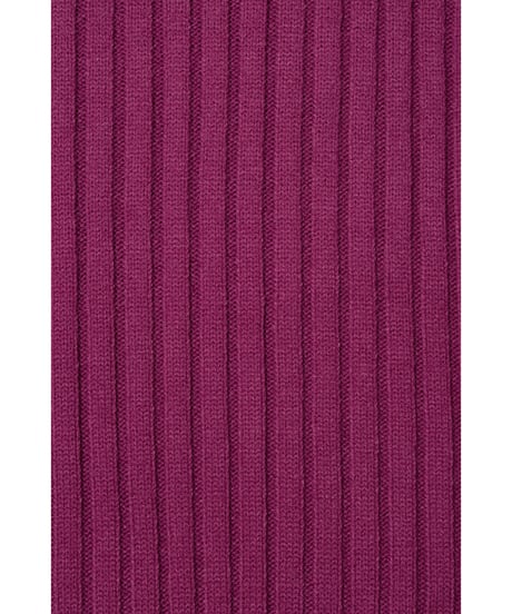Classic rib sweater / pink