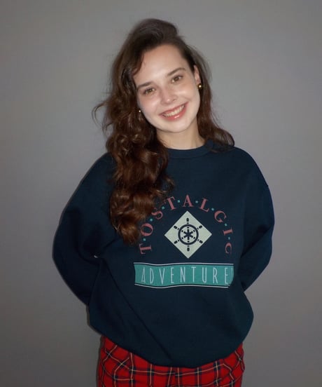 Tostalgic adventures sweatshirts / navy