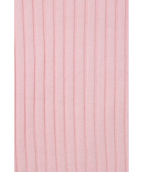 Classic rib sweater / pastel pink