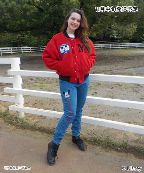 Mickey Mouse stadium jacket / red