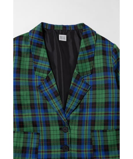 Tailored jacket / green check