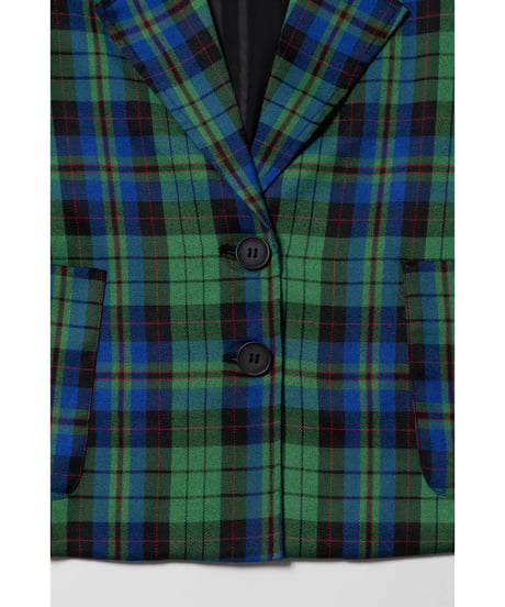 Tailored jacket / green check