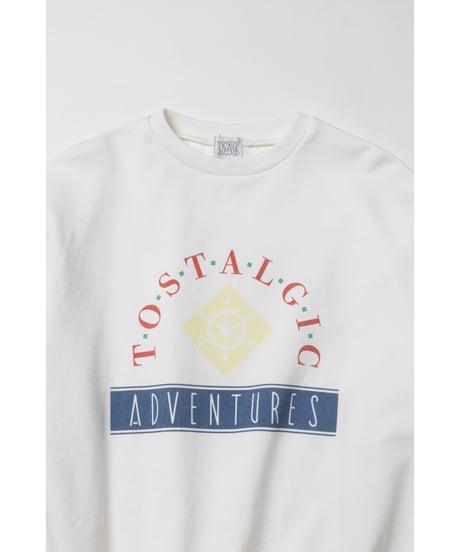 Tostalgic adventures sweatshirts / white