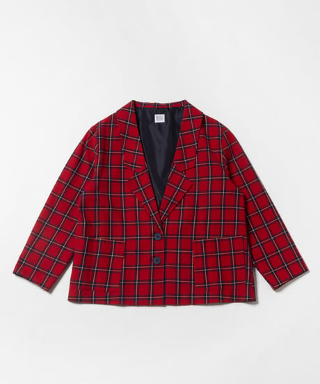 Tailored jacket / red check