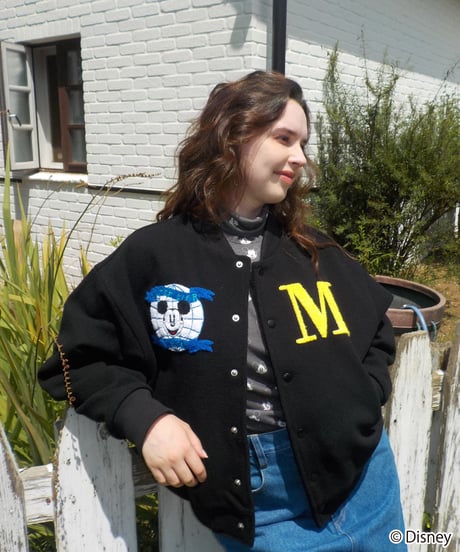 Mickey Mouse stadium jacket / black