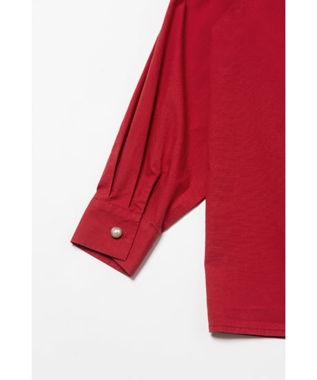 Pleated shirts / red
