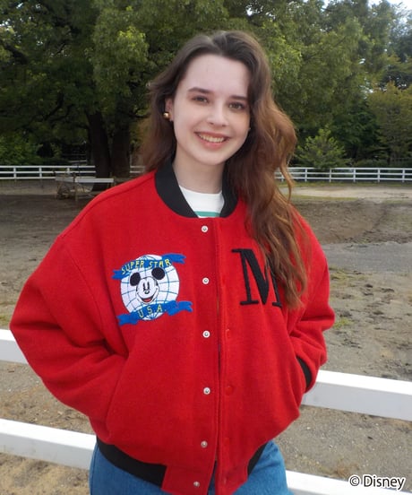 Mickey Mouse stadium jacket / red