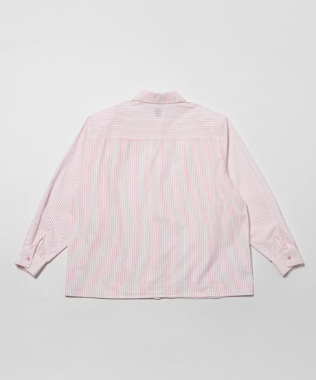 Pleated shirts / pink stripe