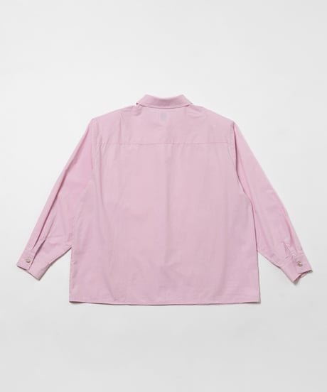 Pleated shirts / pink