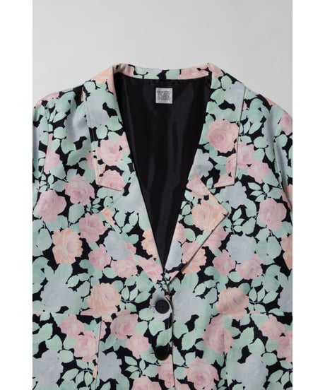 Tailored jacket / black floral