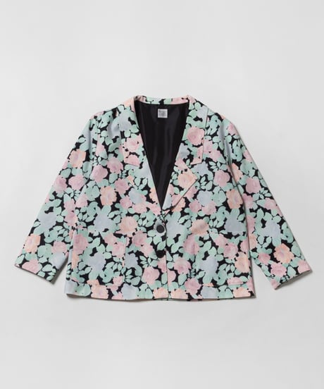 Tailored jacket / black floral
