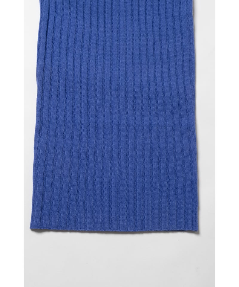 Classic rib knit skirt / purple | Tostalgic Clo