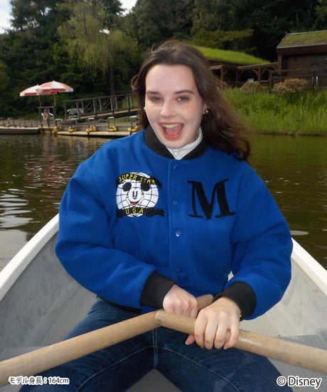 Mickey Mouse stadium jacket / blue