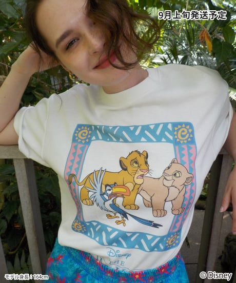 The Lion King / tee / white [ Shipped in early Sep. ]