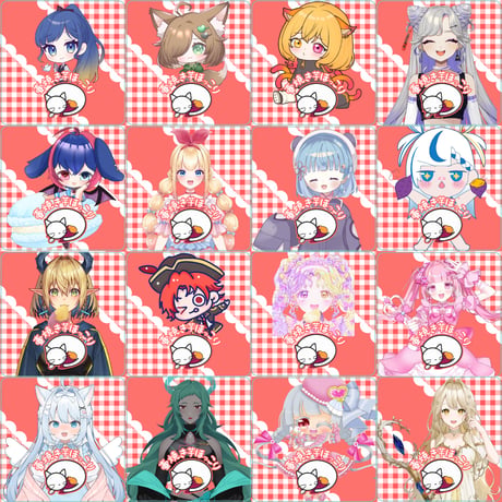 Vtuber collaboration event 壺焼き芋ほっこり　コラボランダムグッズ