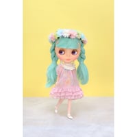 フラワードレスセット ピンク for 22cm dolls Dear Darling fashion for dolls