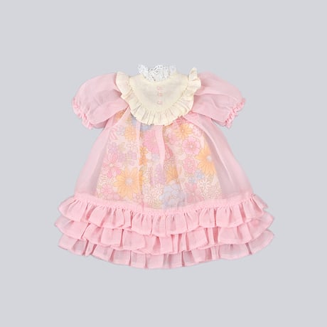 フラワードレスセット ピンク for 22cm dolls Dear Darling fashion for dolls