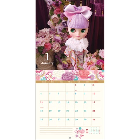 2027ブライス壁掛けカレンダー【プレゼント企画対象商品】