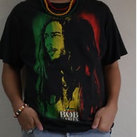 "BOB MARLEY" Used T-Shirt by ZION ROOTS WEAR