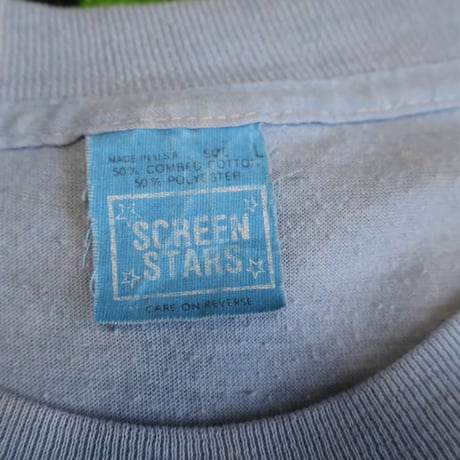 80's Made In U.S.A "SCREEN STARS" Used T-Shirt