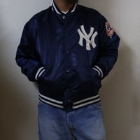 90's "NEW YORK YANKEES" Used Stadium Jacket