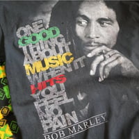 "BOB MARLEY" Used T-Shirt by 00's ZION ROOTS WEAR