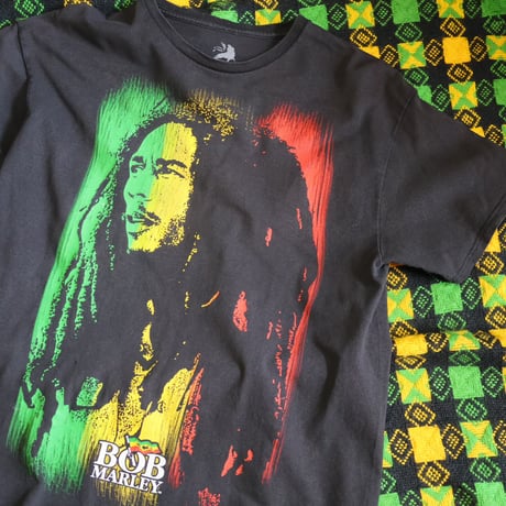"BOB MARLEY" Used T-Shirt by ZION ROOTS WEAR