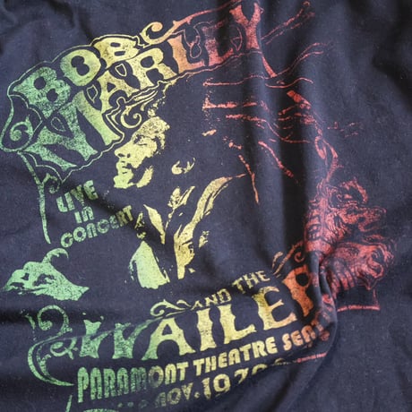 "BOB MARLEY" Used T-Shirt by OLD NAVY Collectabilitees