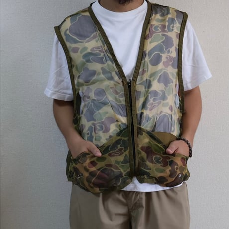 70's~80's "SAFTBAK" Used Hunting Vest